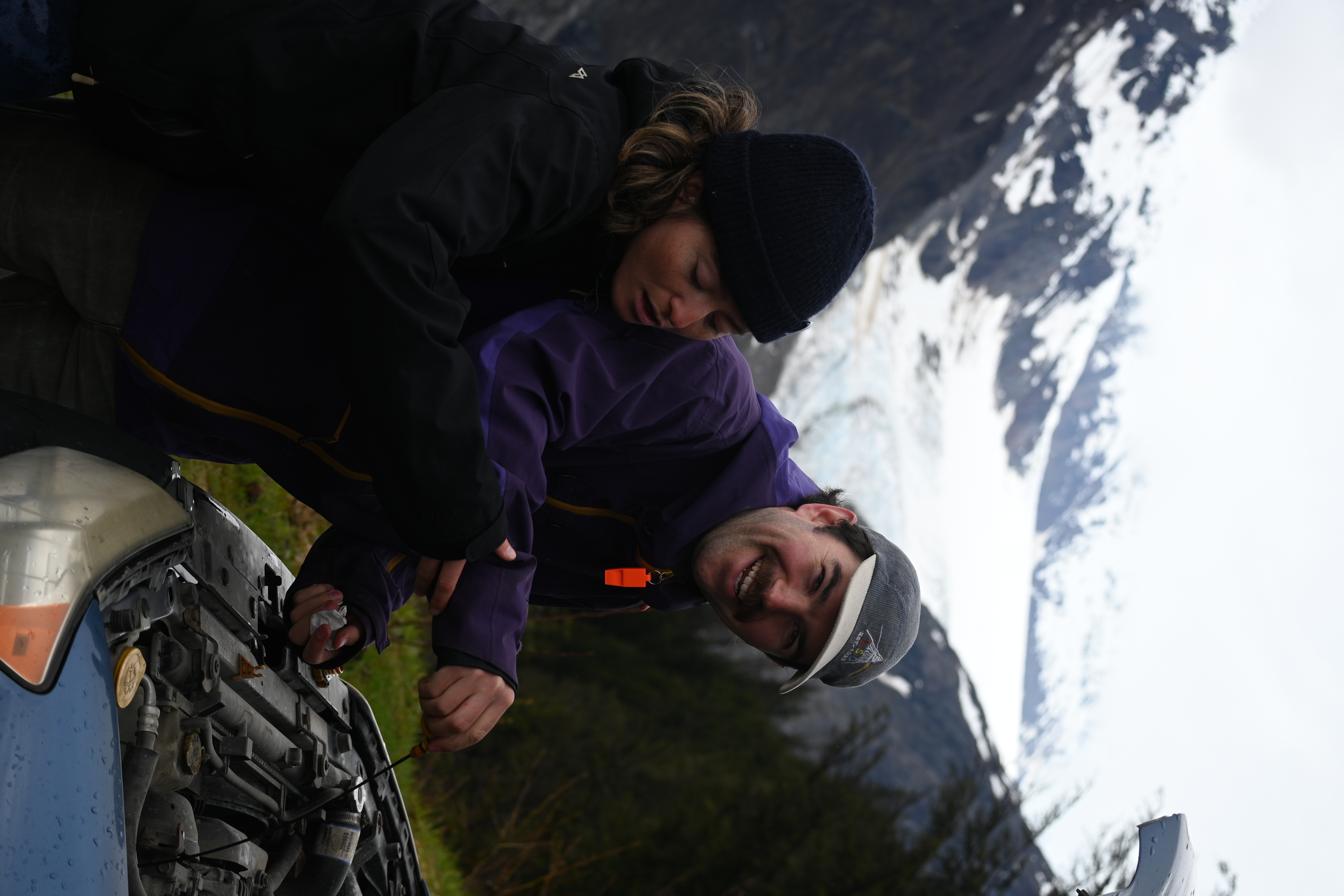 Rob and Te Atawhai, Salmon Glacier, BC